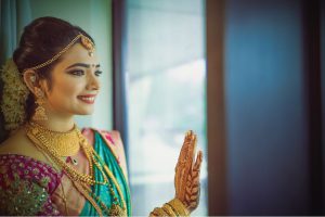 South Indian bride makeup