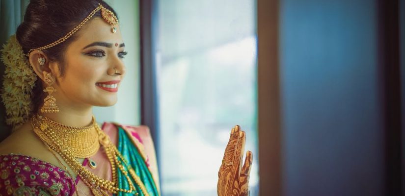 South Indian bride makeup