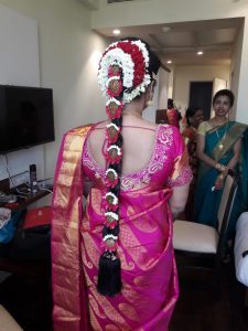 Southindian wedding hairstylist mumbai