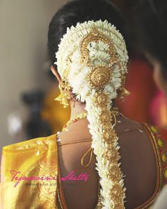 Hairstyles for south Indian brides By Tejaswini Shetty | Best south indian wedding  hairstyles – Tejaswini Shetty